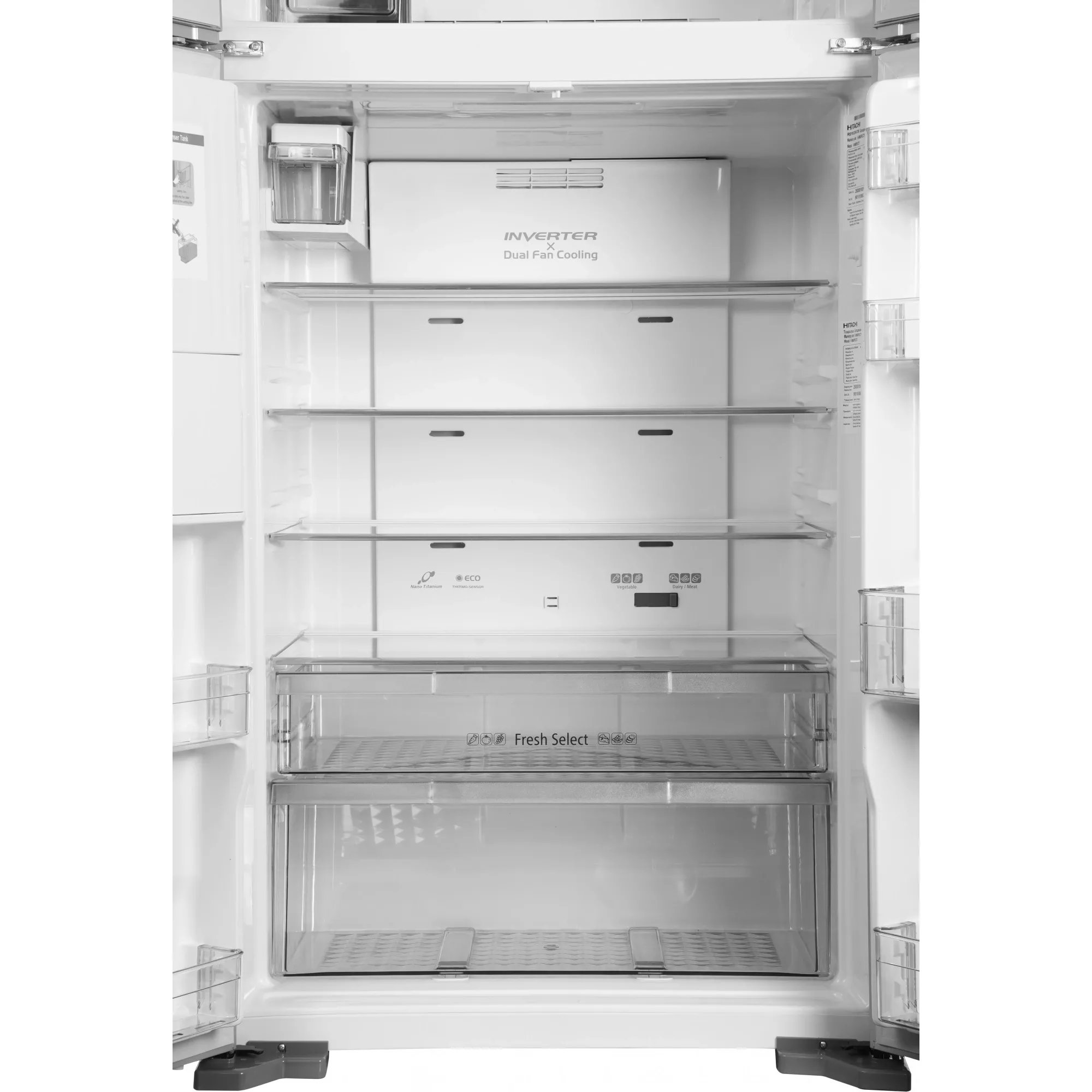 ����������� Hitachi R-W660PUC7X GS 2-�������. ����������� �����. ��������